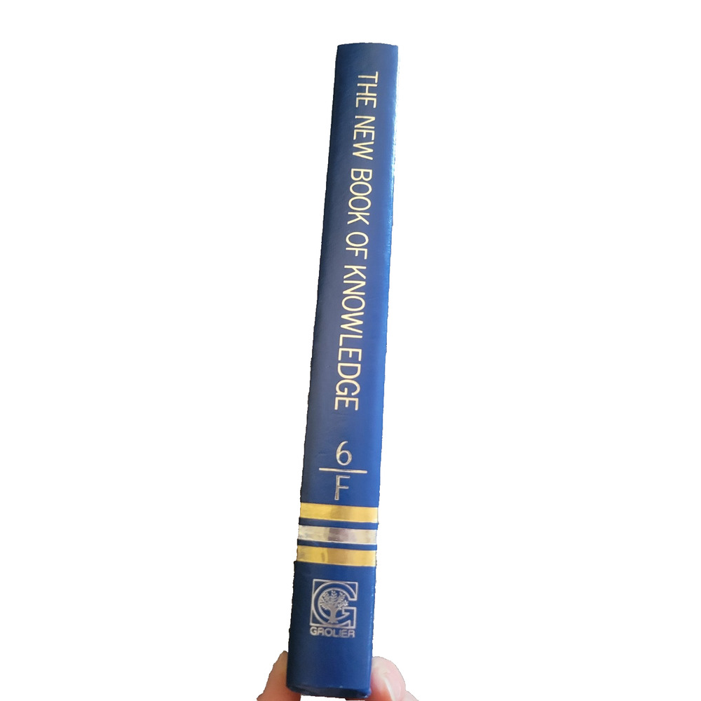 1991 New Book Of Knowledge Grolier Educational Hardcover Encyclopedia Vol 6 (F)‎